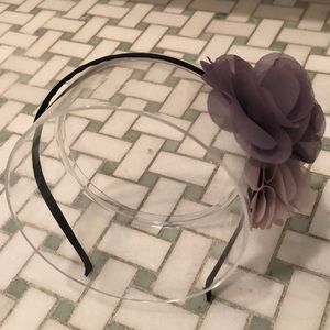 Organza flower headband